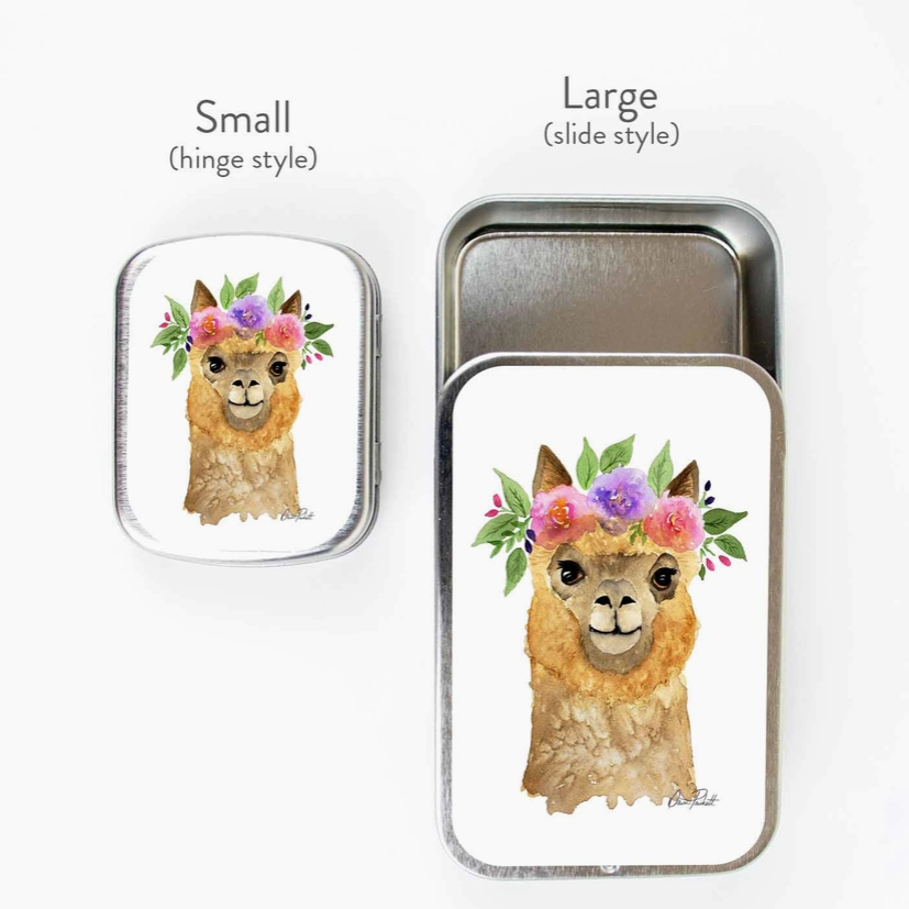 Alpaca Storage Tin