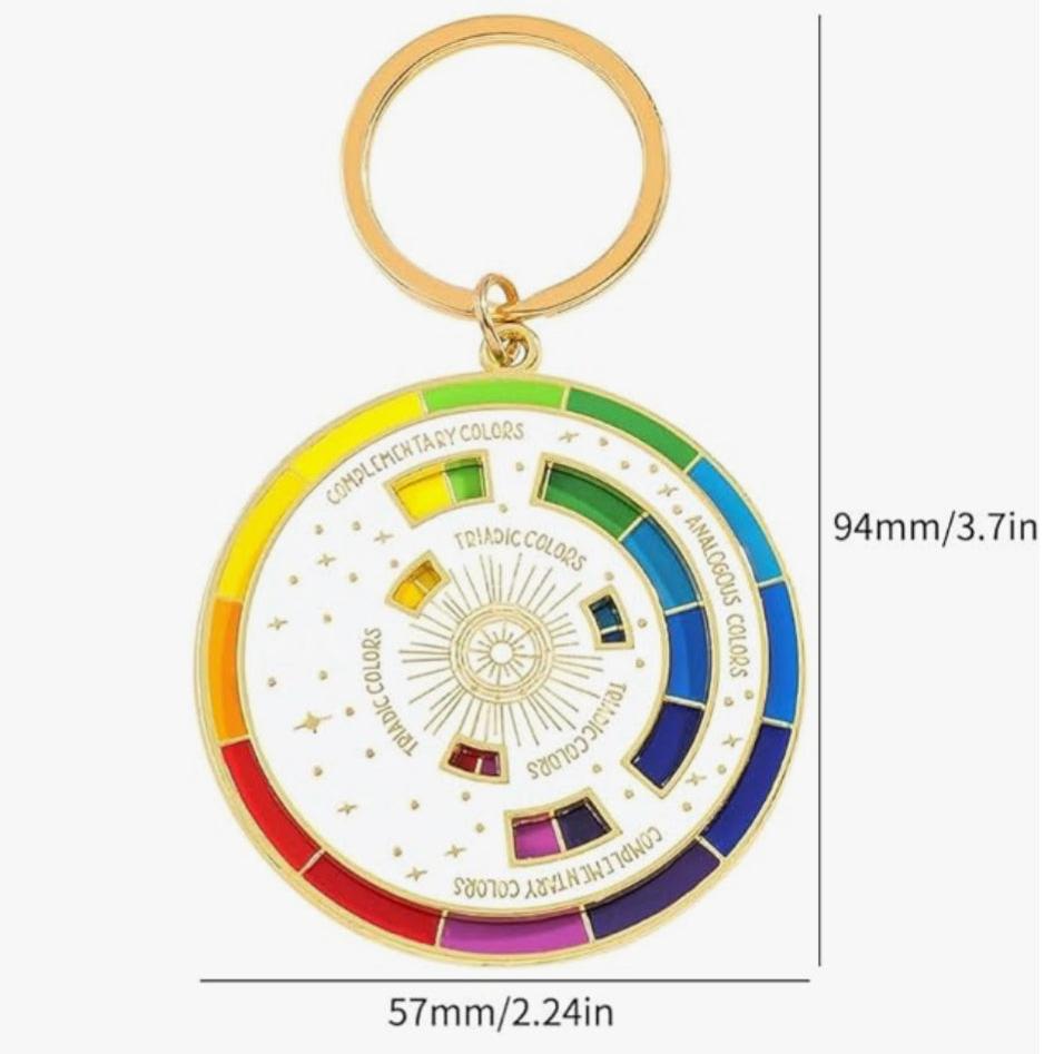 Key Chain Color Color Wheel Keychain – Unwound Yarn