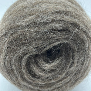 Alpaca Roving - Natural Grey