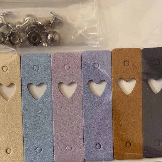 Heart Tags w/ Studs